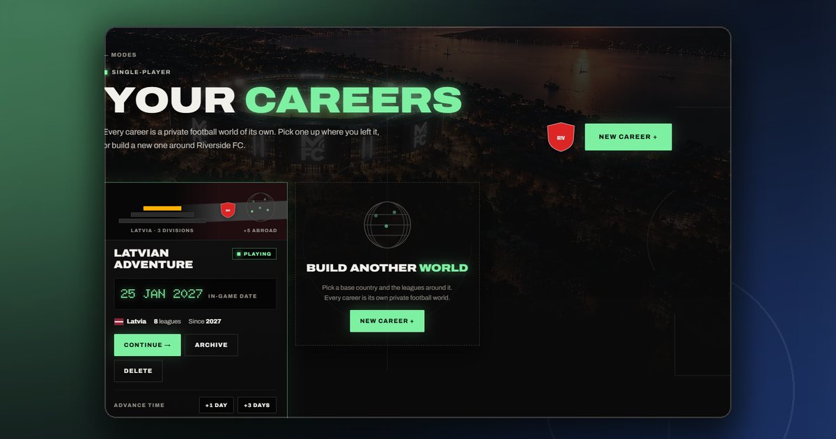 The ManageFC saves screen listing a private world